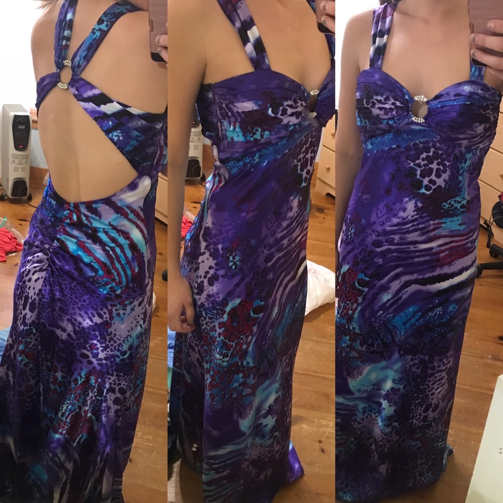 Multi -color prom/formal dress