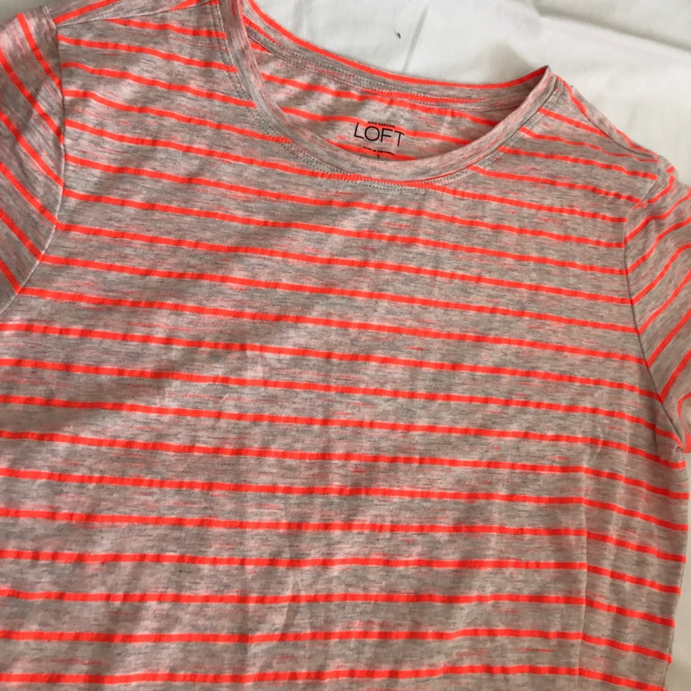 Women striped short sleeve shirt
