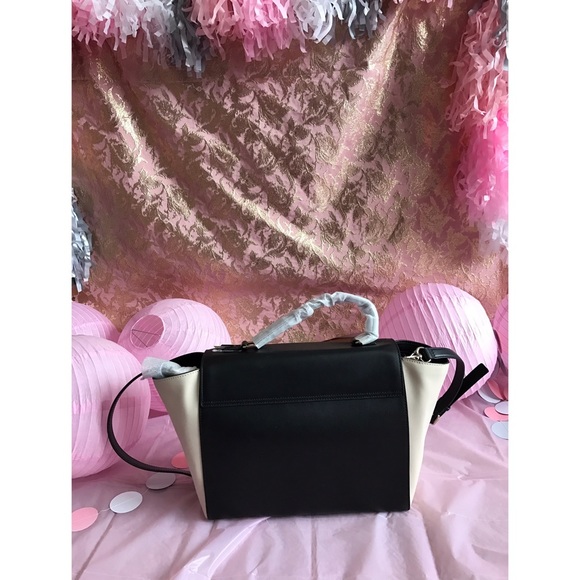 New kate spade, black and ivory bag! - Picture 2 of 4