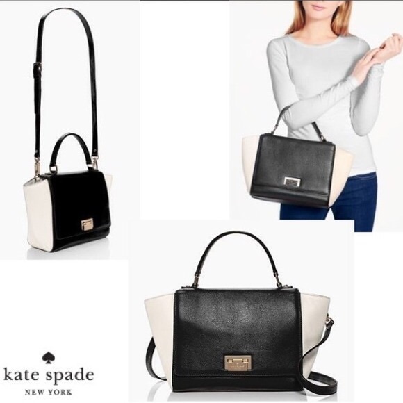 New kate spade, black and ivory bag! - Picture 4 of 4