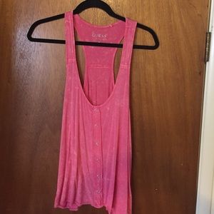 Pink acid wash Guess razorback