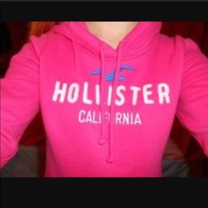 Pink hollister hoodie💕