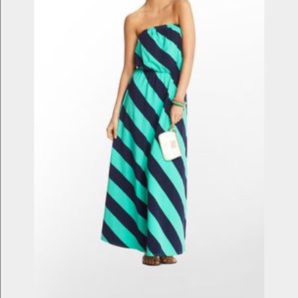Lilly Pulitzer strapless dress, worn once