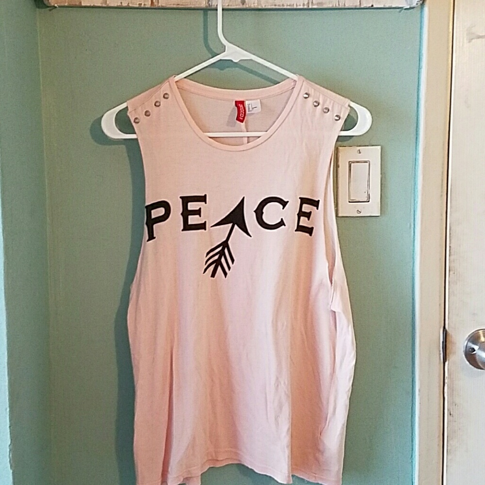 Peace muscle tee