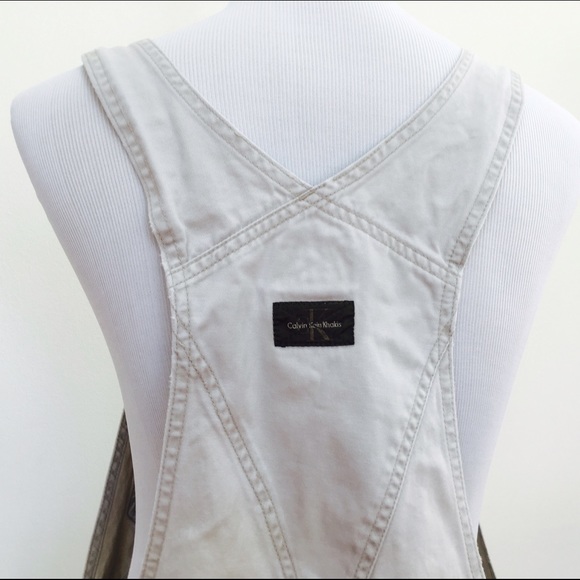 Calvin Klein Khaki Overalls - Picture 4 of 5