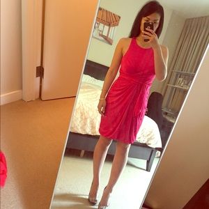 BCBG hot pink tie dress! 🔥