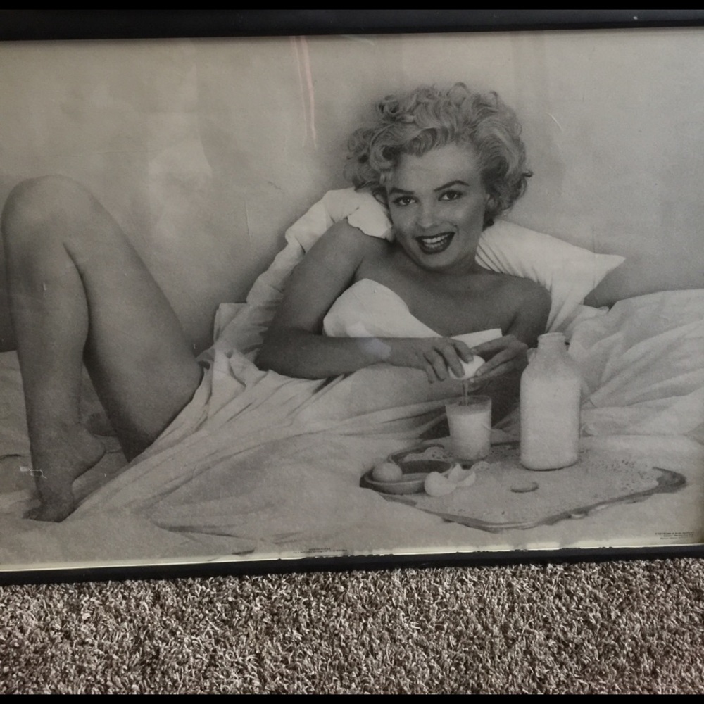 Marilyn Monroe Wall Art in Frame