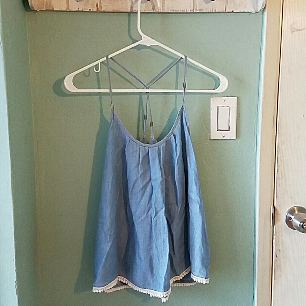 Denim tank top