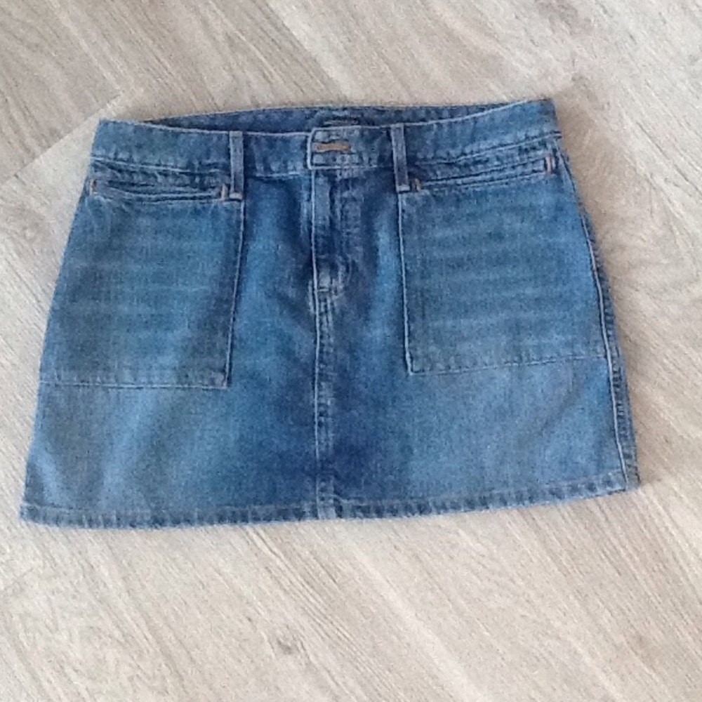 American Eagle denim mini skirt