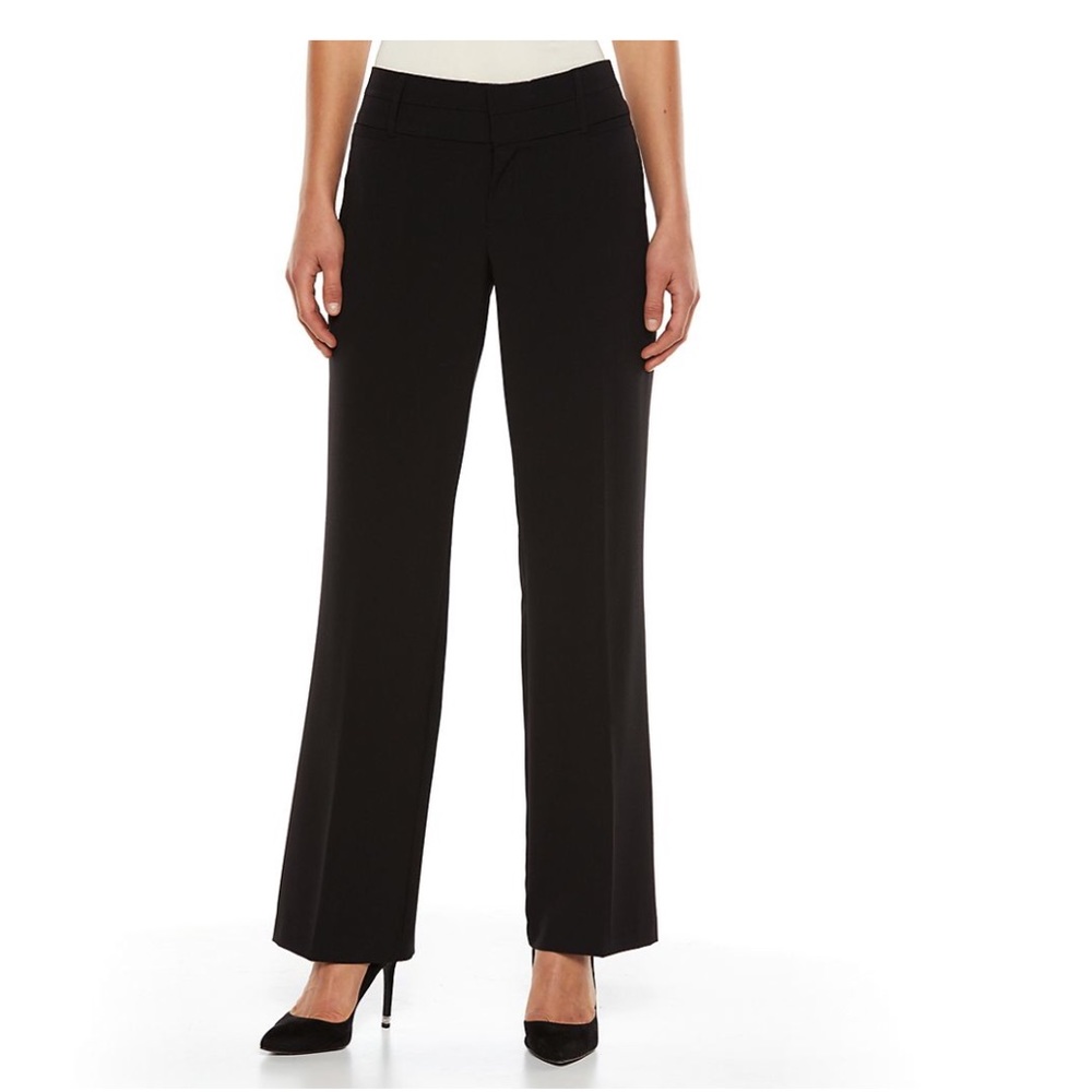 Closet closing! straight leg black slacks