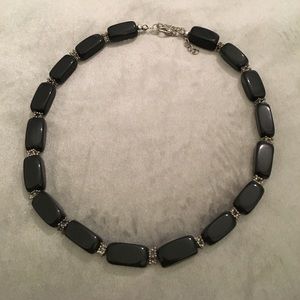 Vintage onyx necklace