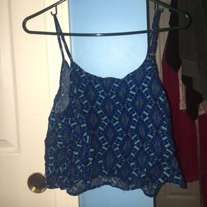 flowy crop top