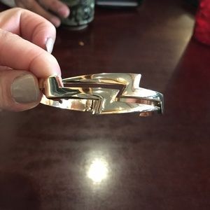 Lightning Bolt Bangle - not real gold