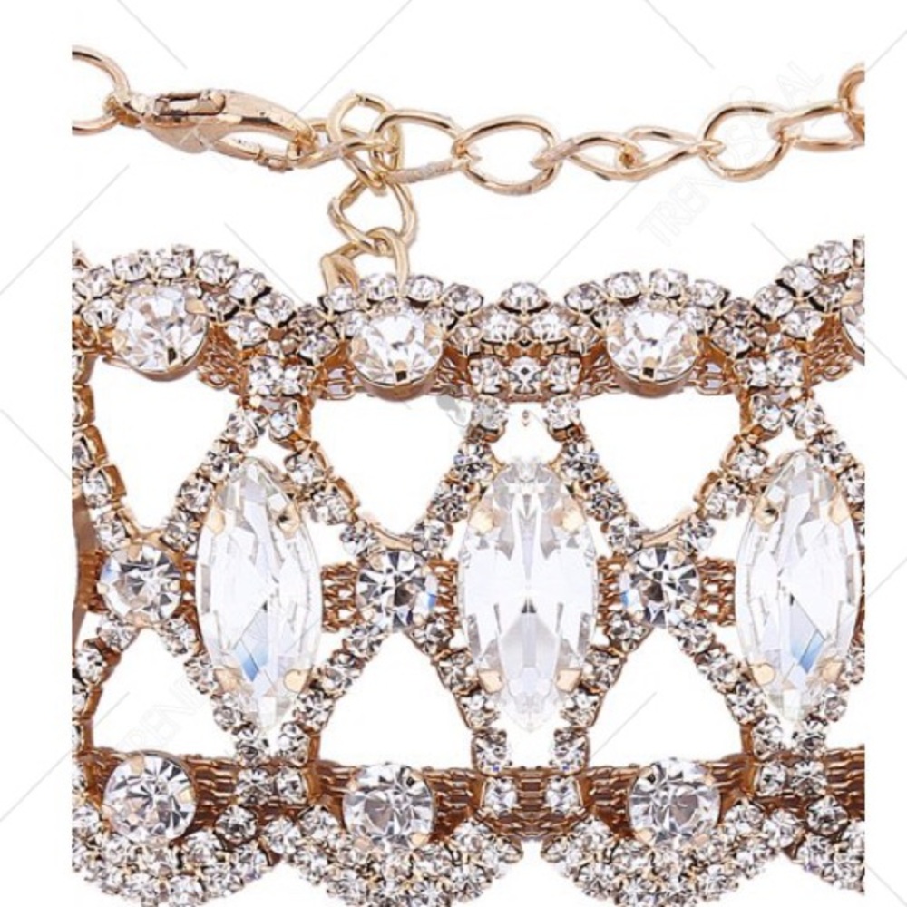🎉💕HP 3/27 💕🎉 Rhinestone Choker Necklace - Picture 4 of 6