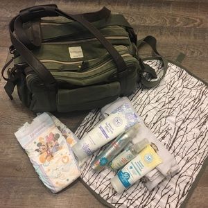 Soyoung Charlie Diaper Bag In Khaki