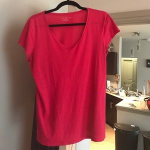 Cap sleeve v neck t-shirt