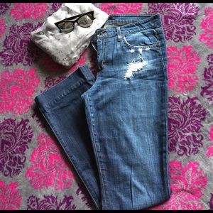 Styling pair designer Joe's denim!