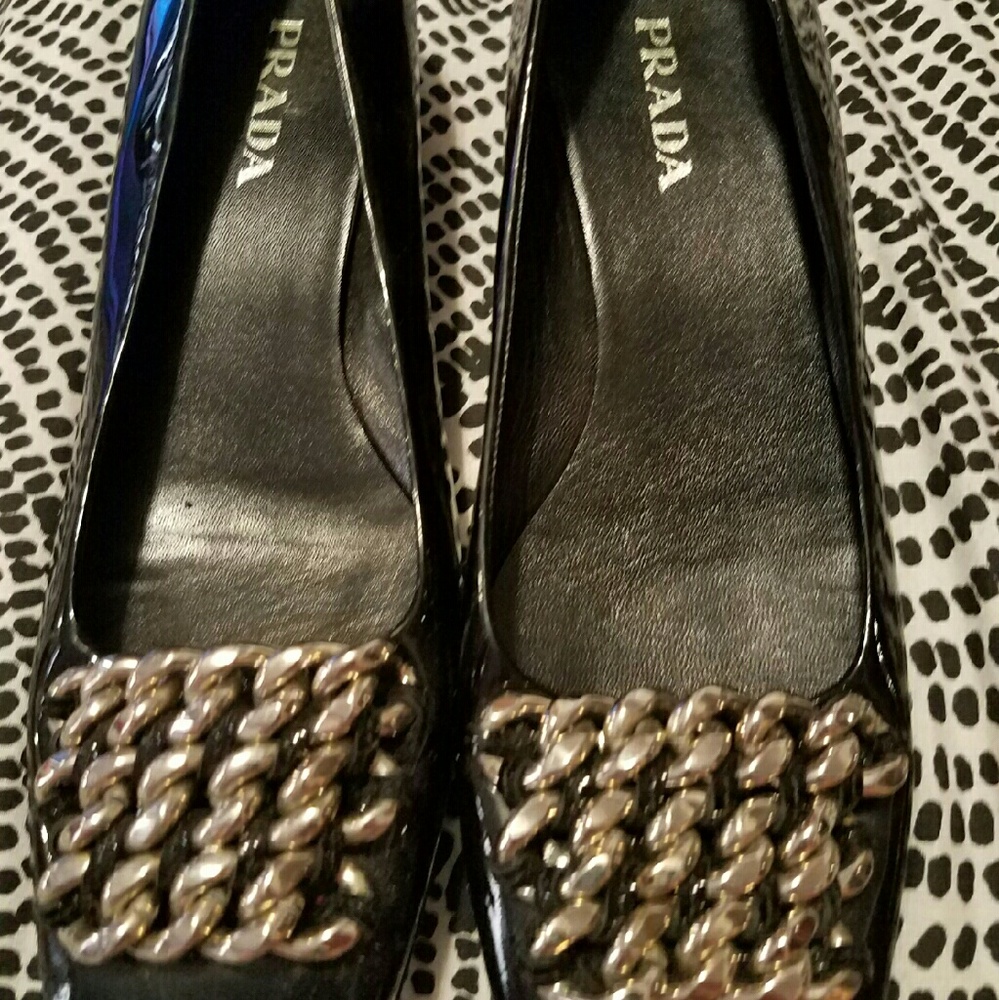 Prada Chained dress shoes