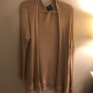 Bobeau Open Knit Cardigan