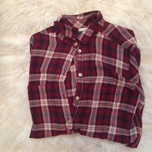 Plaid button up shirt