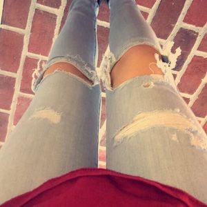 America Eagle skinny jeans