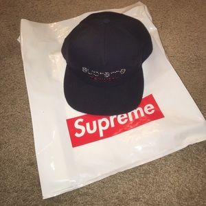 SUPREME New York navy SnapBack