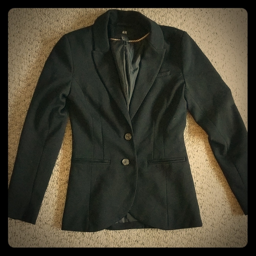Sleek black blazer