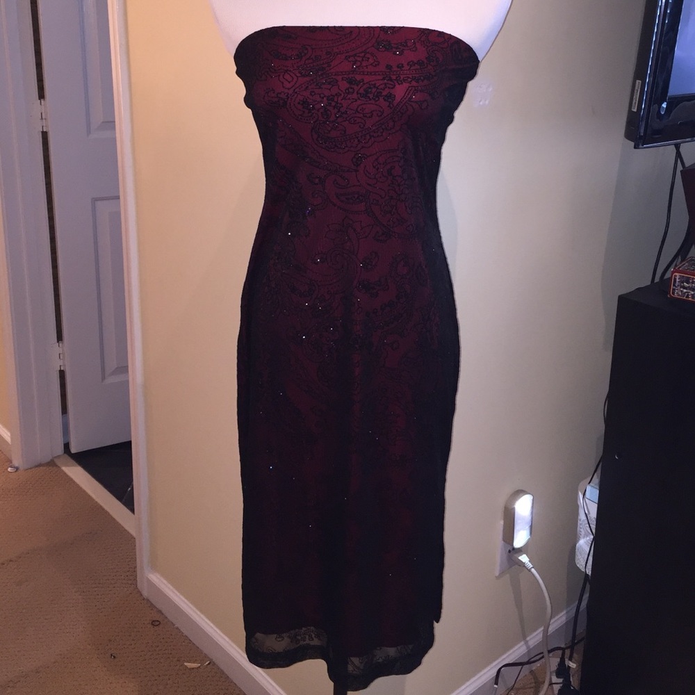 Strapless dress