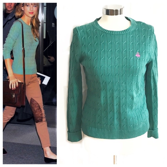 Brooks Brothers Sweaters - Brooks Brothers Sage Cable Knit Sweater