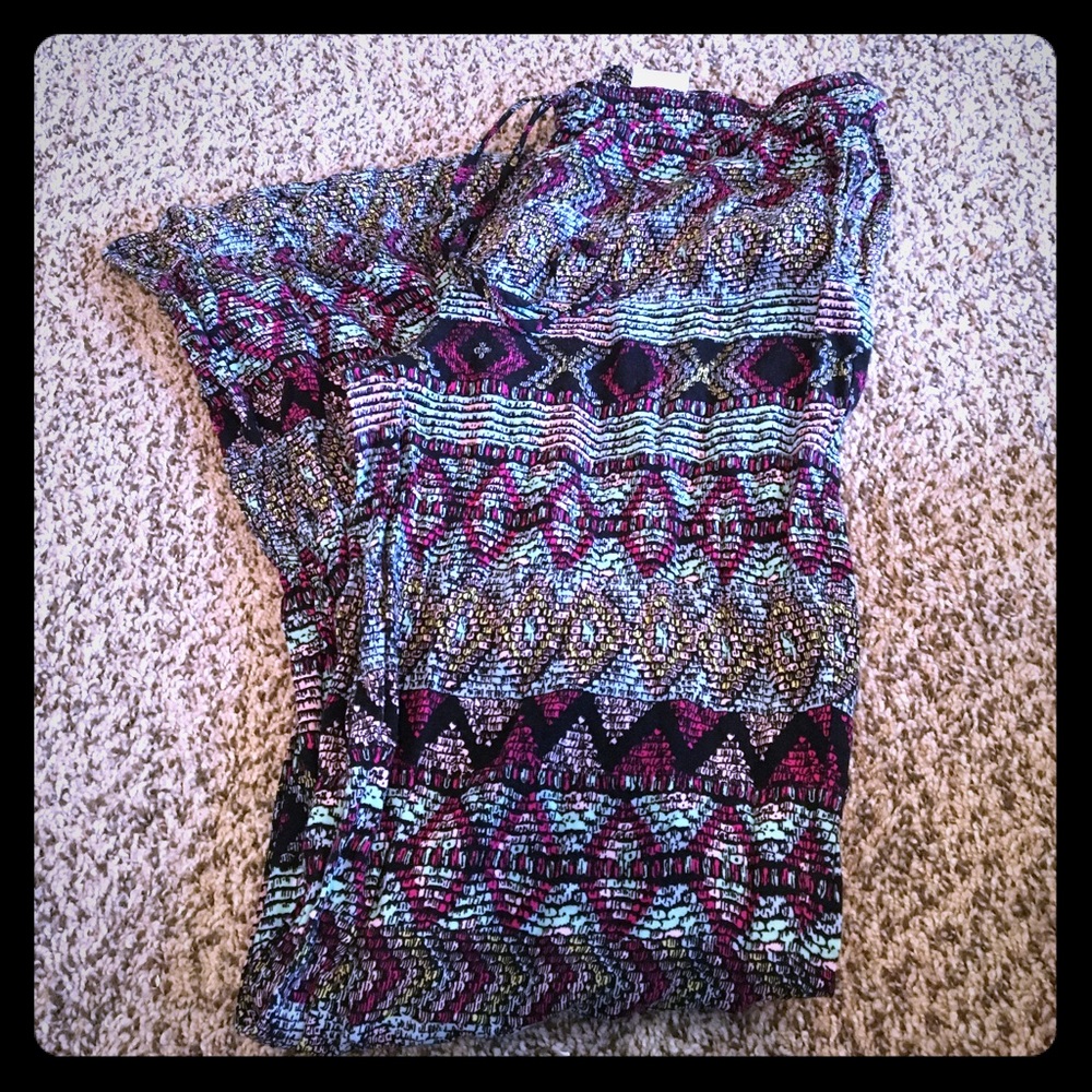 Drawstring palazzo pants