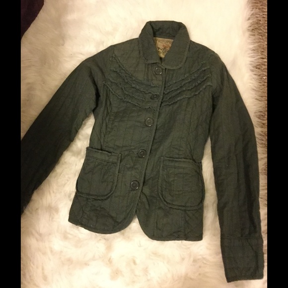 Olive colored army jacket - Picture 1 of 1