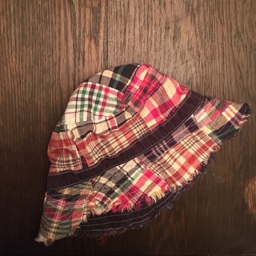 Reversible baby fishing hat