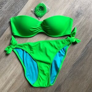 Victoria's Secret Lime Green 2 piece