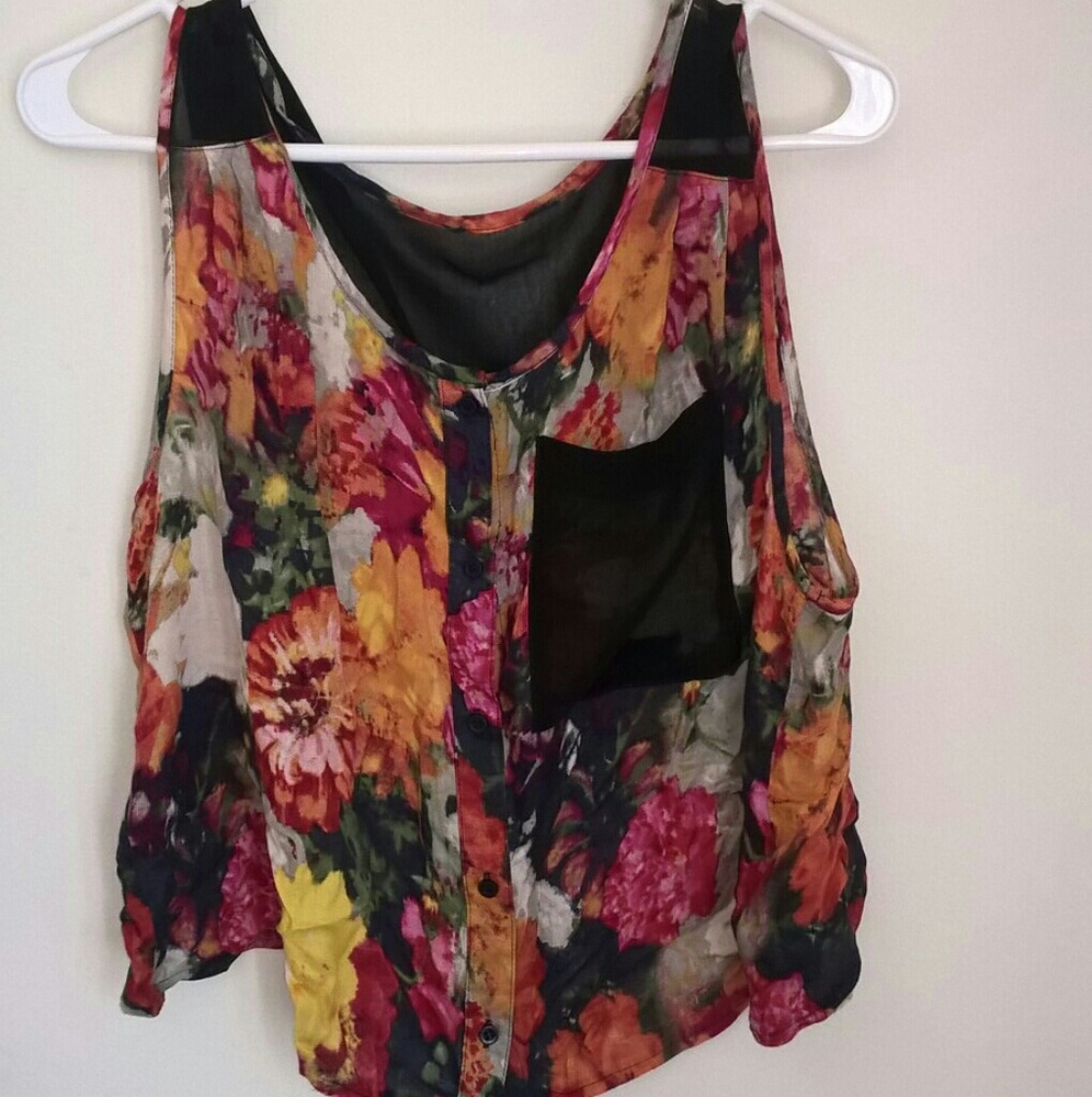 Flowy summer tank top