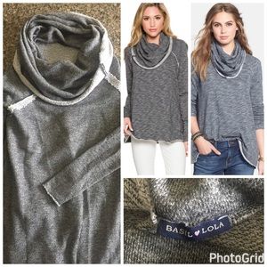 Cocoon cowl neck sweater by Basil & Lola