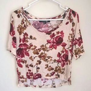 Floral half sleeved t-shirt