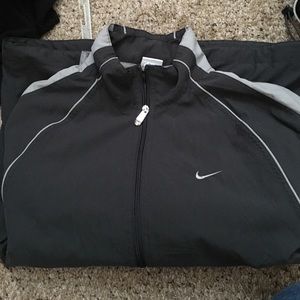 Grey Nike wind breaker zip up medium