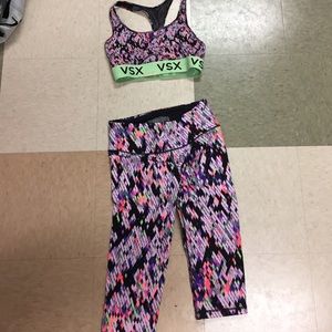 Victoria's Secret sports bra & legging set