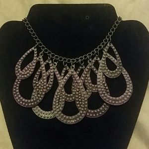 Purple/black necklace
