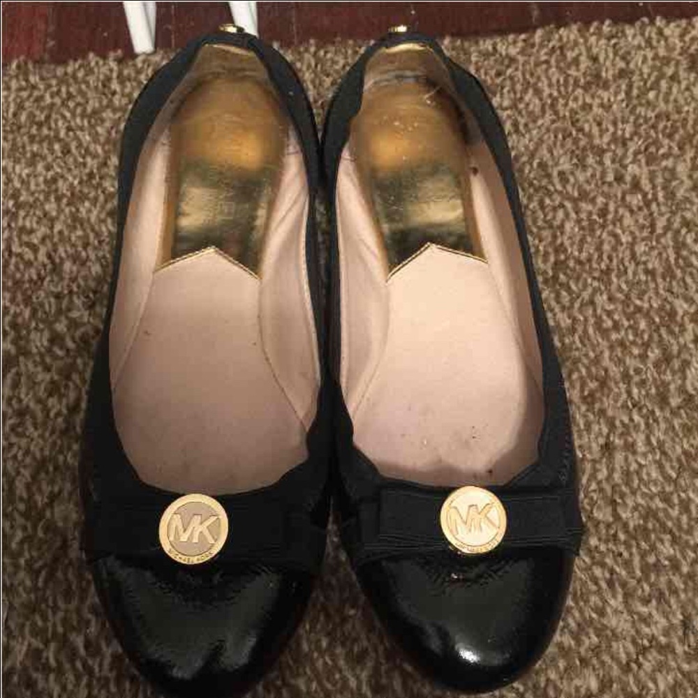 Black Michael kors ballet flats
