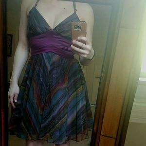 LaRok braided halter dress