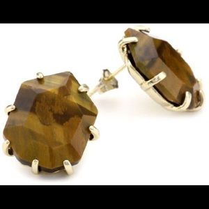 Kendra Scott "Candy" Brown Morgan Earrings