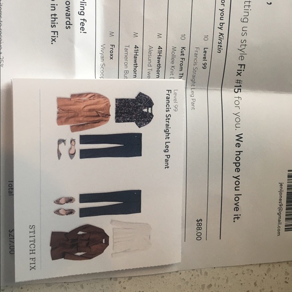 Level 99 Francis Straight Leg Pants - Picture 5 of 5