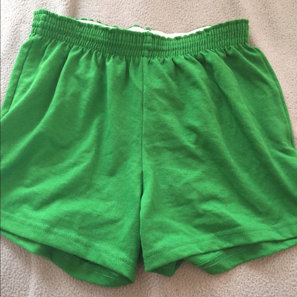 Green soffe shorts