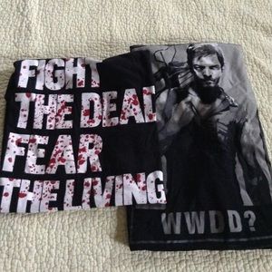 2 Walking Dead T-Shirts!!