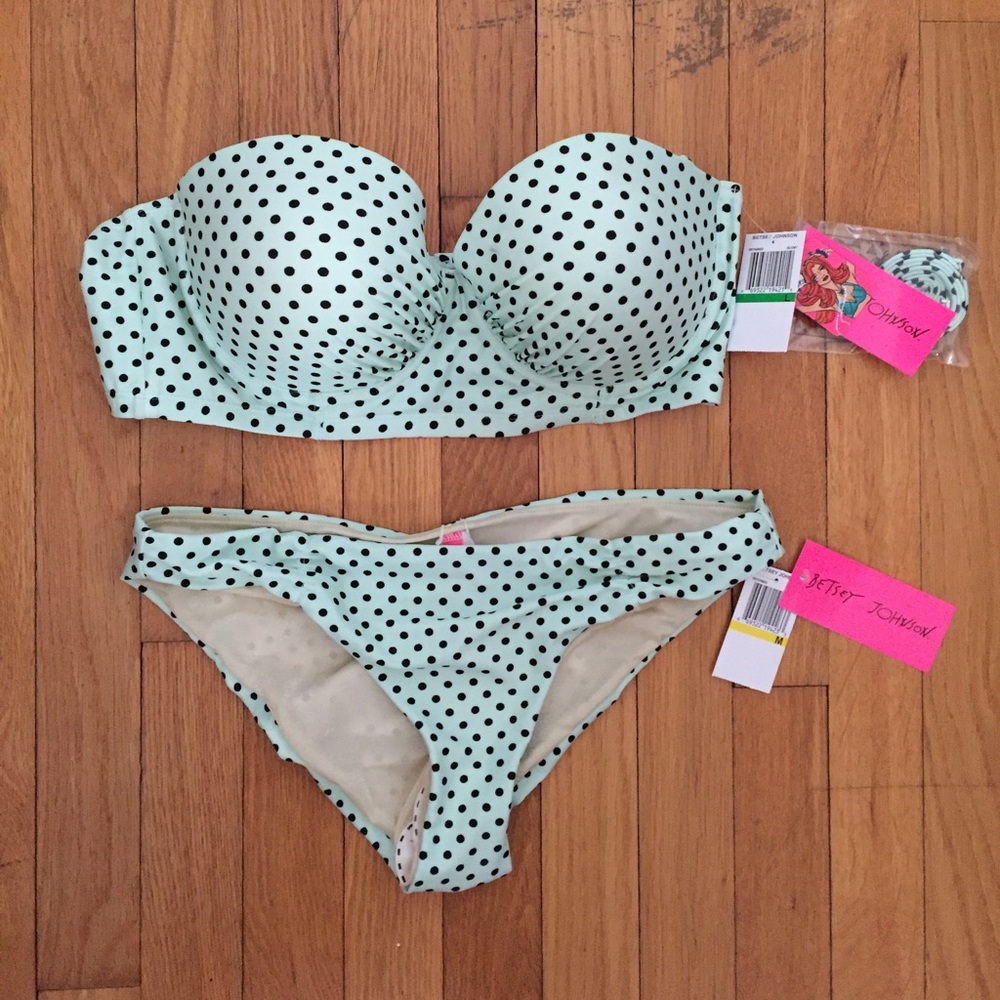 Betsey Johnson Bathing Suit Set