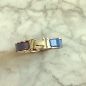 Hermes Clic H Enamel Bracelet