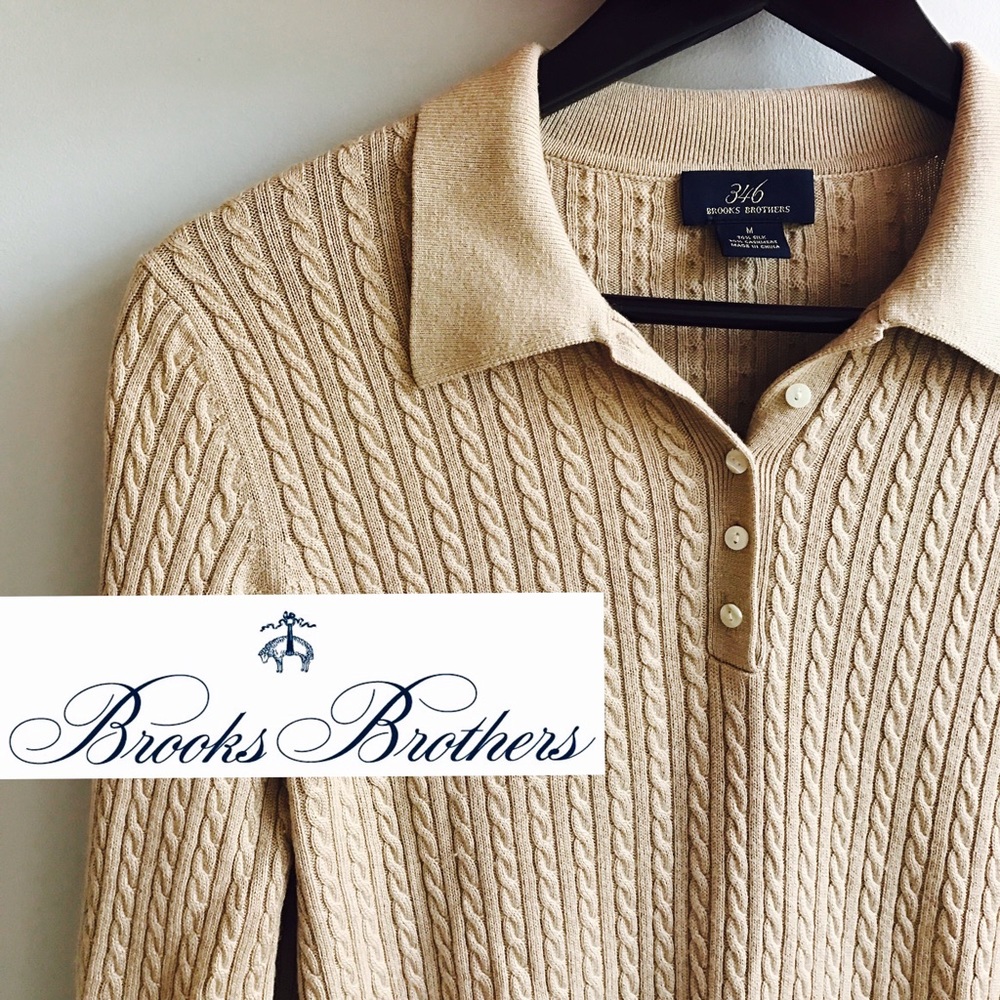 Brooks Brothers 346 Silk and Cashmere Sweater