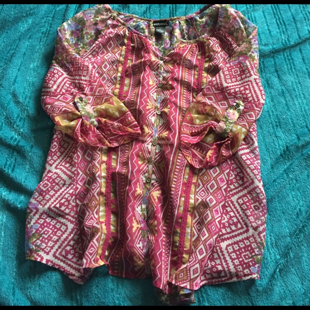Bohemian style fashion tunic!