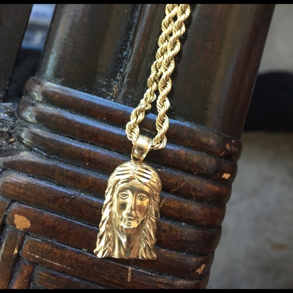 10k solid gold chain - Picture 2 of 2